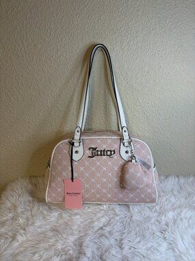 NEW RELEASE Juicy Couture She’s the Moment Glitter Shimmer Bowler Bag NWT